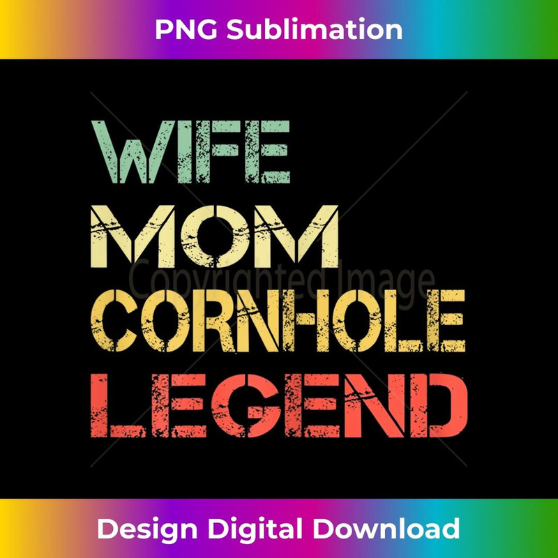 s s Wife Mom Cornhole Legend Cornhole Bean Bag  1 - Elegant Sublimation PNG Download