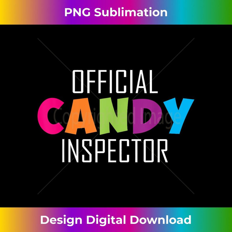 Official Candy Inspector Funny Halloween Candy Costume 2 - Artistic Sublimation Digital File