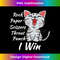 Rock Paper Scissors Throat Punch I Win Cat Funny 2 - Creative Sublimation PNG Download
