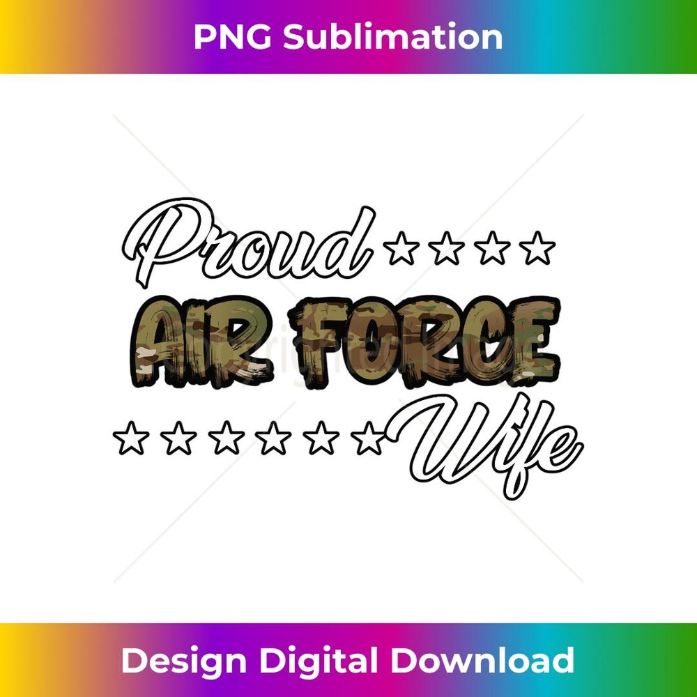 OCP Bold Proud Air Force Wife 2 - High-Quality PNG Sublimation Download