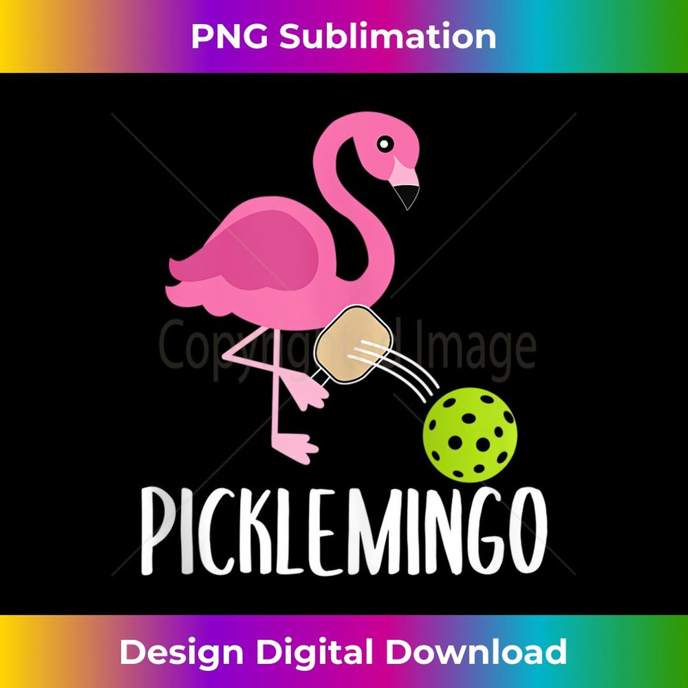 Pickleball Player Paddleball Lover Picklemingo Pink Flamingo - Premium Sublimation Digital Download