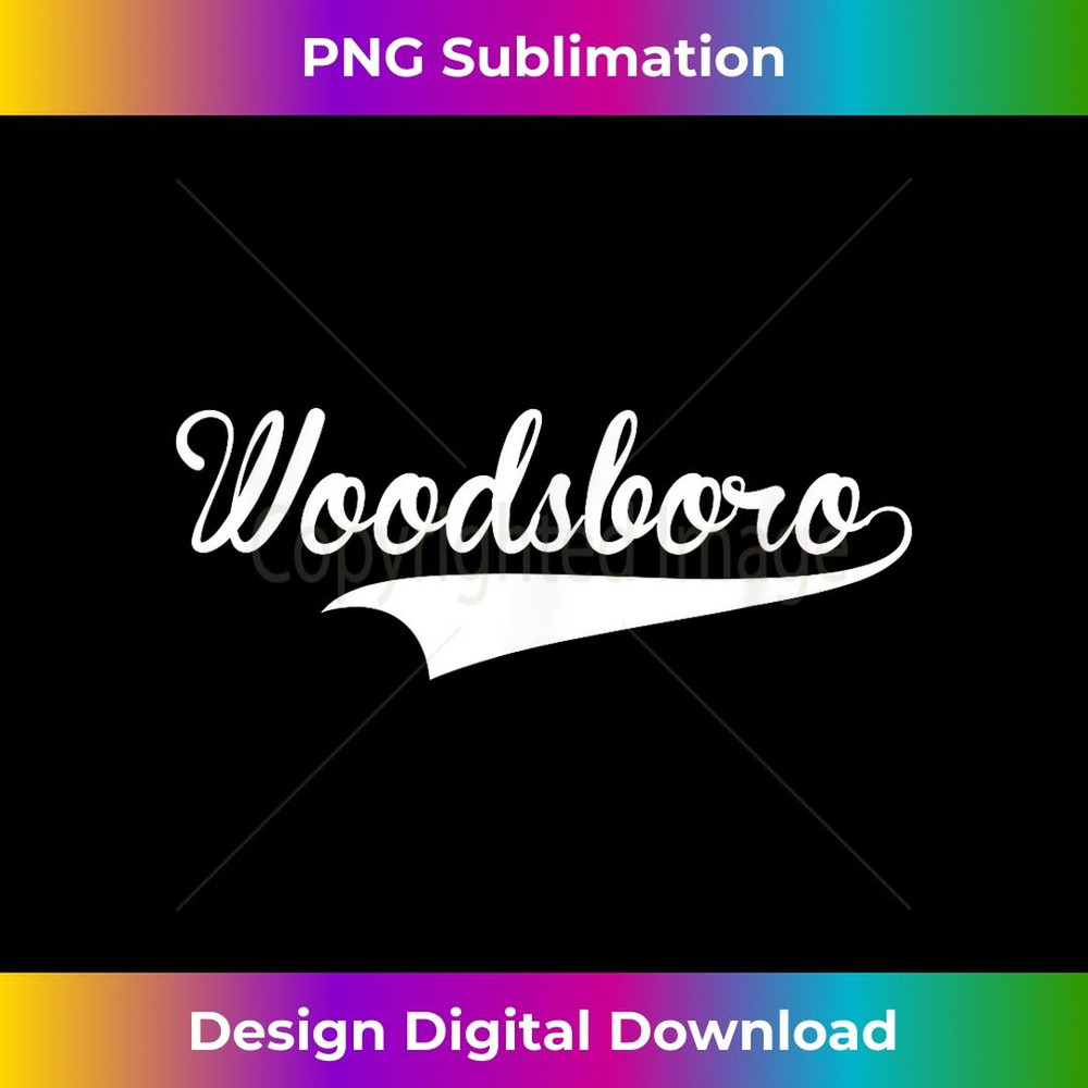 WOODSBORO Baseball Vintage Retro Font 1 - Professional Sublimation Digital Download