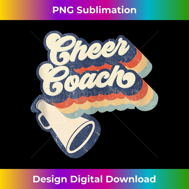 Retro Cheer Coach 2 - Creative Sublimation PNG Download
