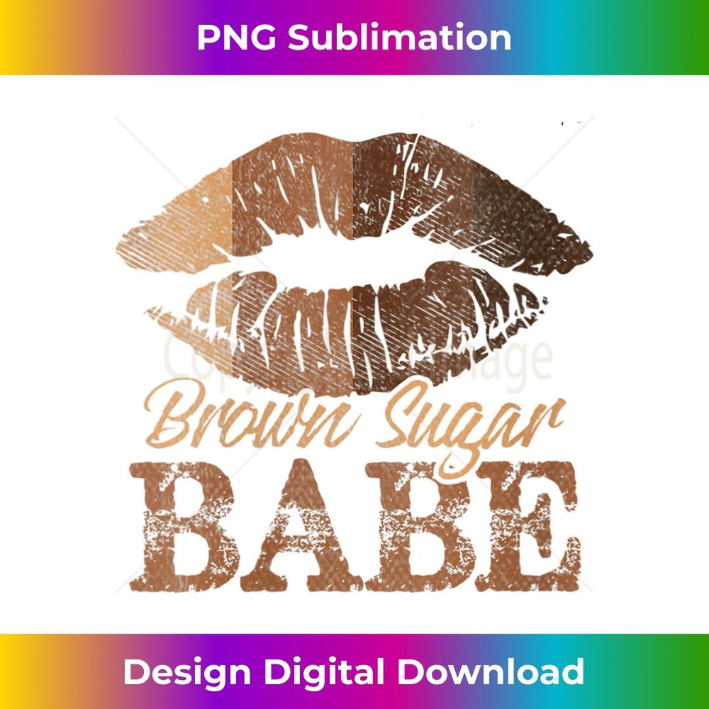 s Sugar Babe Brown Proud Black Melanin Lips Girls 2 - Exclusive PNG Sublimation Download