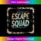 Birthday Party Matching Outfits Family Escape Room Squad - PNG Sublimation Digital Download