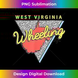 wheeling west virginia vintage wv retro triangle - exclusive sublimation digital file