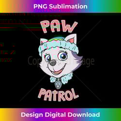 paw patrol everest face long sleeve shirt long sleeve 1 - digital sublimation download file
