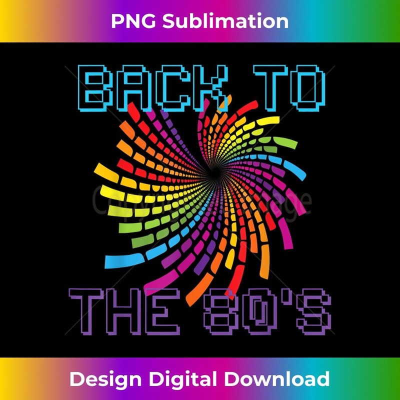 Throwback 80's Outfit Retro Theme Party - Back to The 80s 2 - Premium PNG Sublimation File