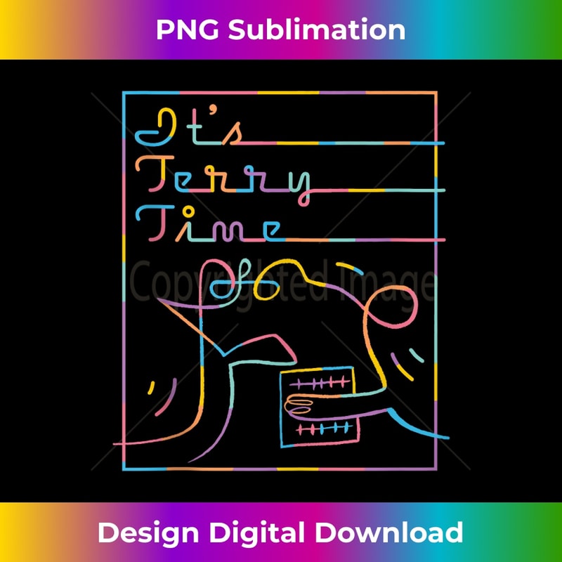 Disney Pixar Soul It's Terry Time Line Art - Sublimation-Ready PNG File