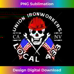 union ironworkers local 433 american flag spud hard hat 2 - special edition sublimation png file
