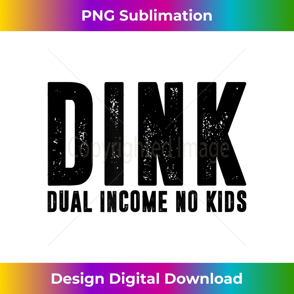 DINK Dual Income No , Childfree Couple - Vintage Sublimation PNG Download