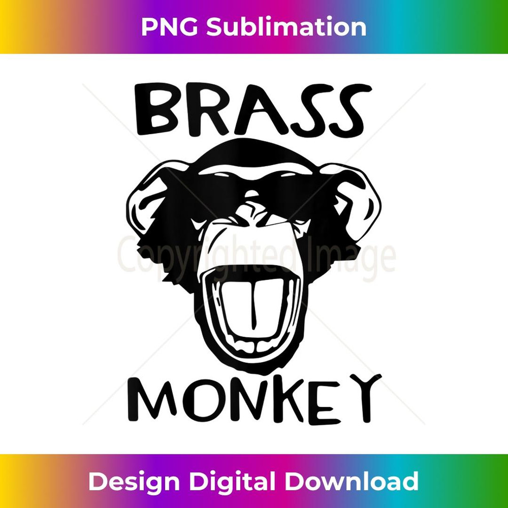 Brass Monkey - Funky Monkey - PNG Transparent Digital Download File for Sublimation