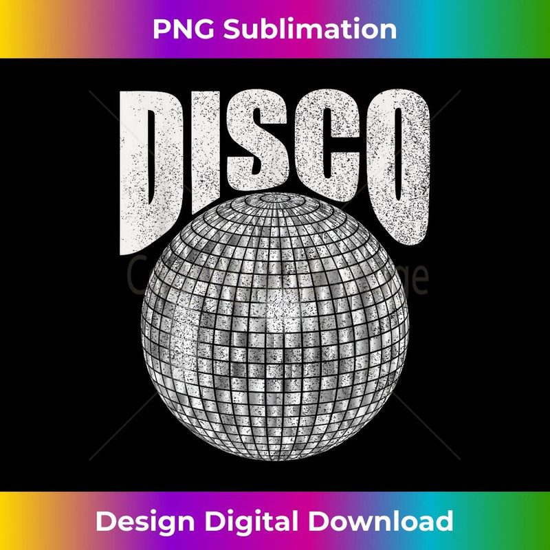 Disco Music Ball 70s Disco Party Costume Retro Seventies - Stylish Sublimation Digital Download