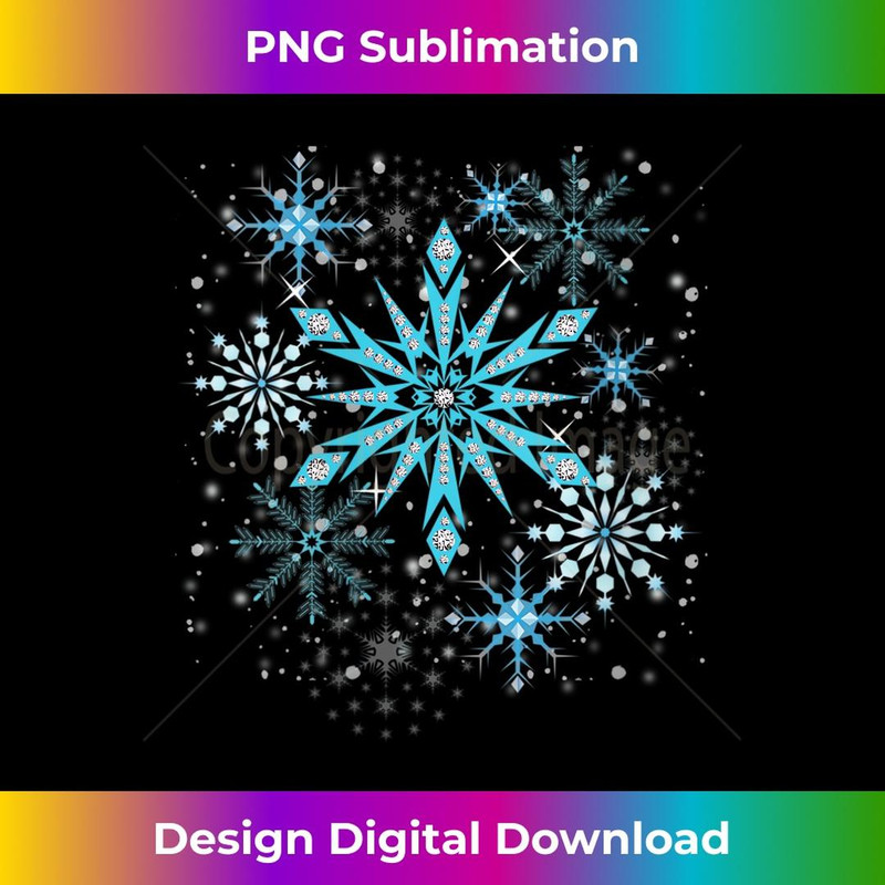 s Snowflakes Winter Skiing Ski Frozen Ice Crystal - Sublimation-Ready PNG File