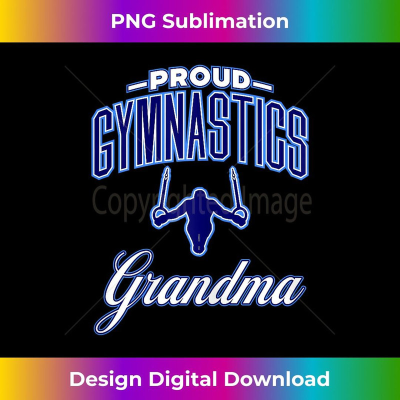 s Proud Gymnastics Grandma (Male Gymnasts) 2 - PNG Transparent Digital Download File for Sublimation