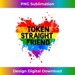 token straight friend rainbow colors heart gay pride lgbtq 3 - stylish sublimation digital download