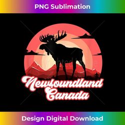 moose newfoundland canada hiking vacation moose day 1 - decorative sublimation png file