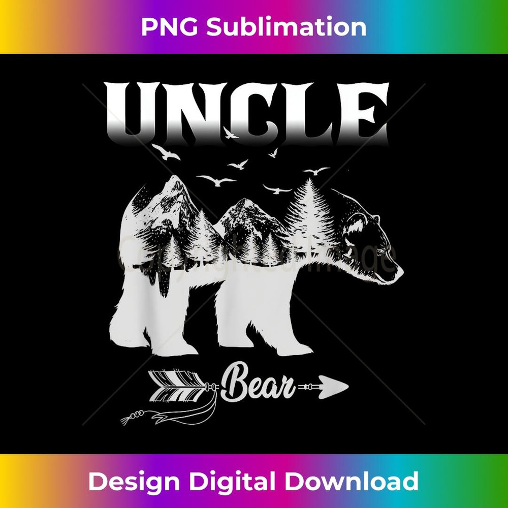 FAMILY 365 Uncle Bear Father's Day Men - Modern Sublimation PNG File
