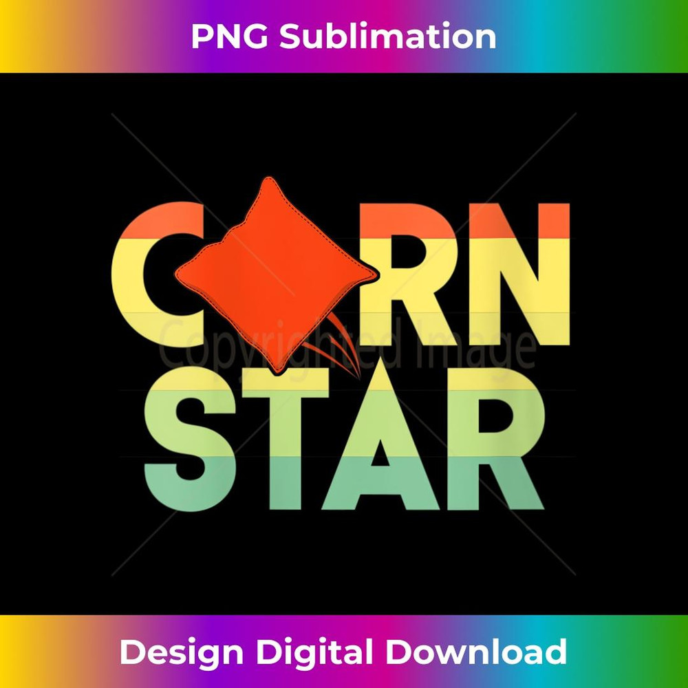s Vintage Cornhole Corn Star Bean Bag Toss Winner Champion 1 - Unique Sublimation PNG Download