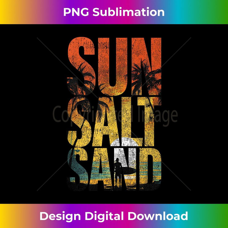 Sun Salt Sand Summer Break Sea Beach Vacation Graphic 1 - Decorative Sublimation PNG File
