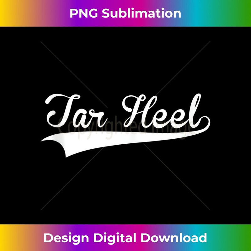 TAR HEEL Baseball Vintage Retro Font 1 - Sublimation-Ready PNG File