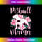 Pitbull Mama Pink Flowers Pittie Mom Cute Mothers Theme 2 - Professional Sublimation Digital Download