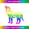 LGBT Gay Pride Rainbow Flag - Nature Forest Tree Wolf 1 - Unique Sublimation PNG Download