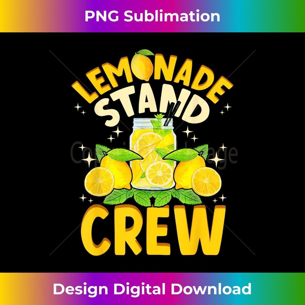 Juice Citrus Summer Drink Lemonade Stand Crew - Premium PNG Sublimation File