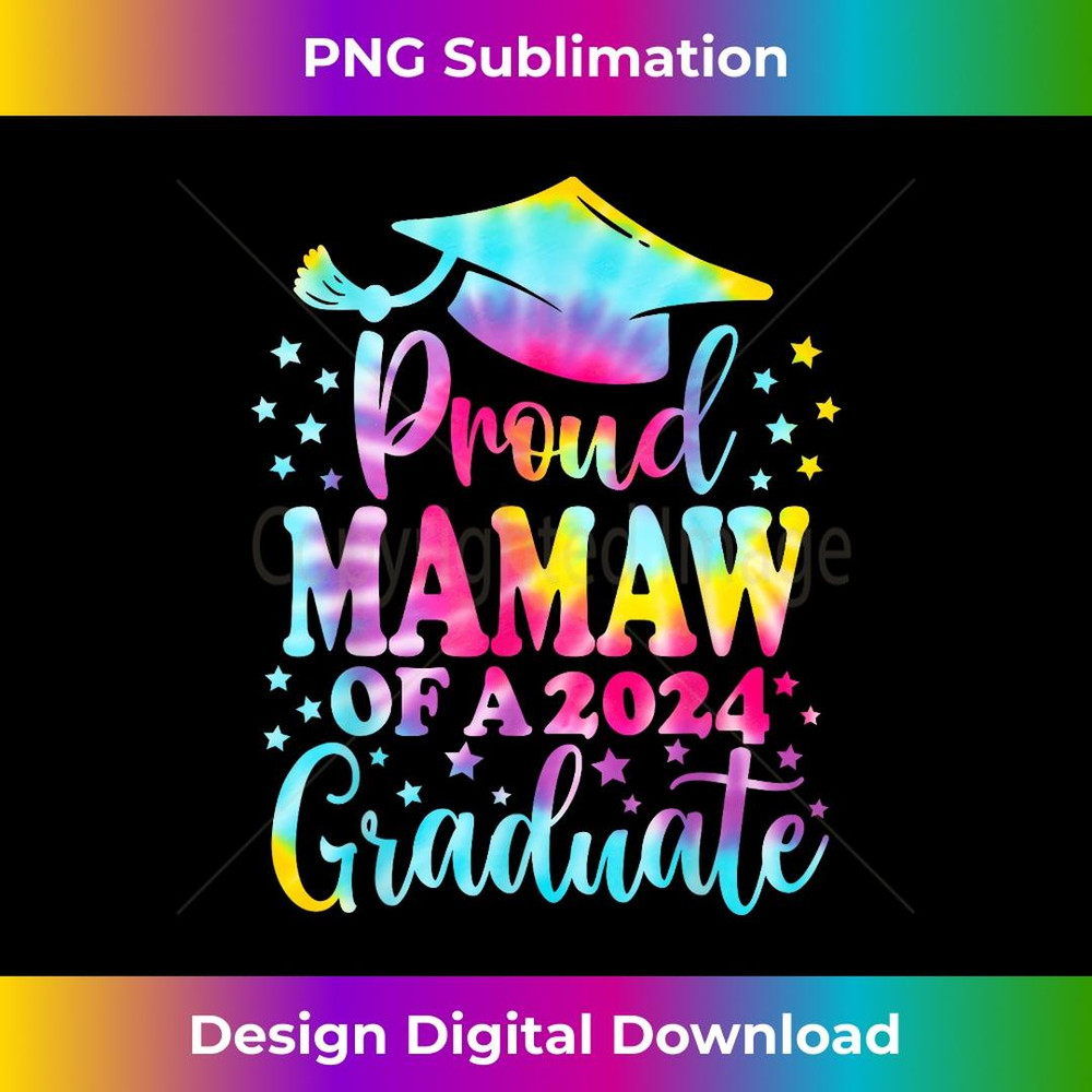Mamaw Senior 2024 Proud Mamaw Of A Class Of 2024 Graduate 1 - Signature Sublimation PNG File