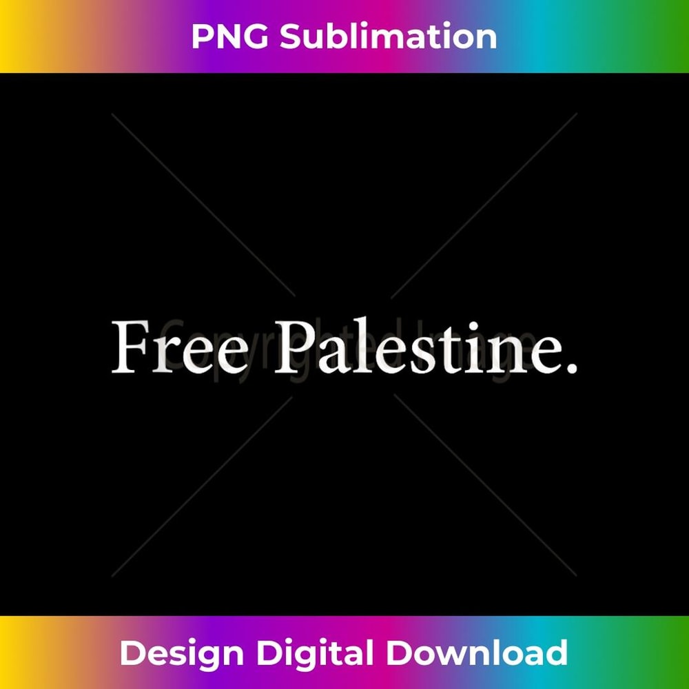 Free Palestine - Unique Sublimation PNG Download