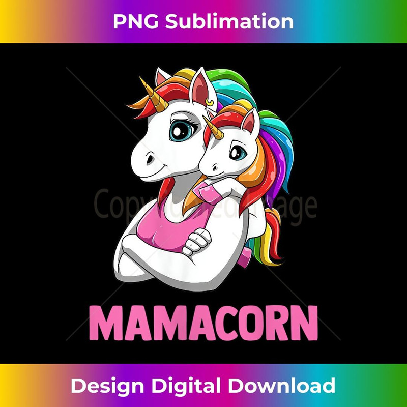 s Mamacorn - Mother Daughter Unicorns 2 - Creative Sublimation PNG Download