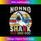FAMILY 365 Fathers Day Funny Nonno Shark Grandpa Men - PNG Sublimation Digital Download