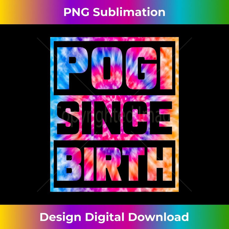 Pinoy Pogi Since Birth Funny Filipino Tie Dye Boys Men 2 - Vintage Sublimation PNG Download