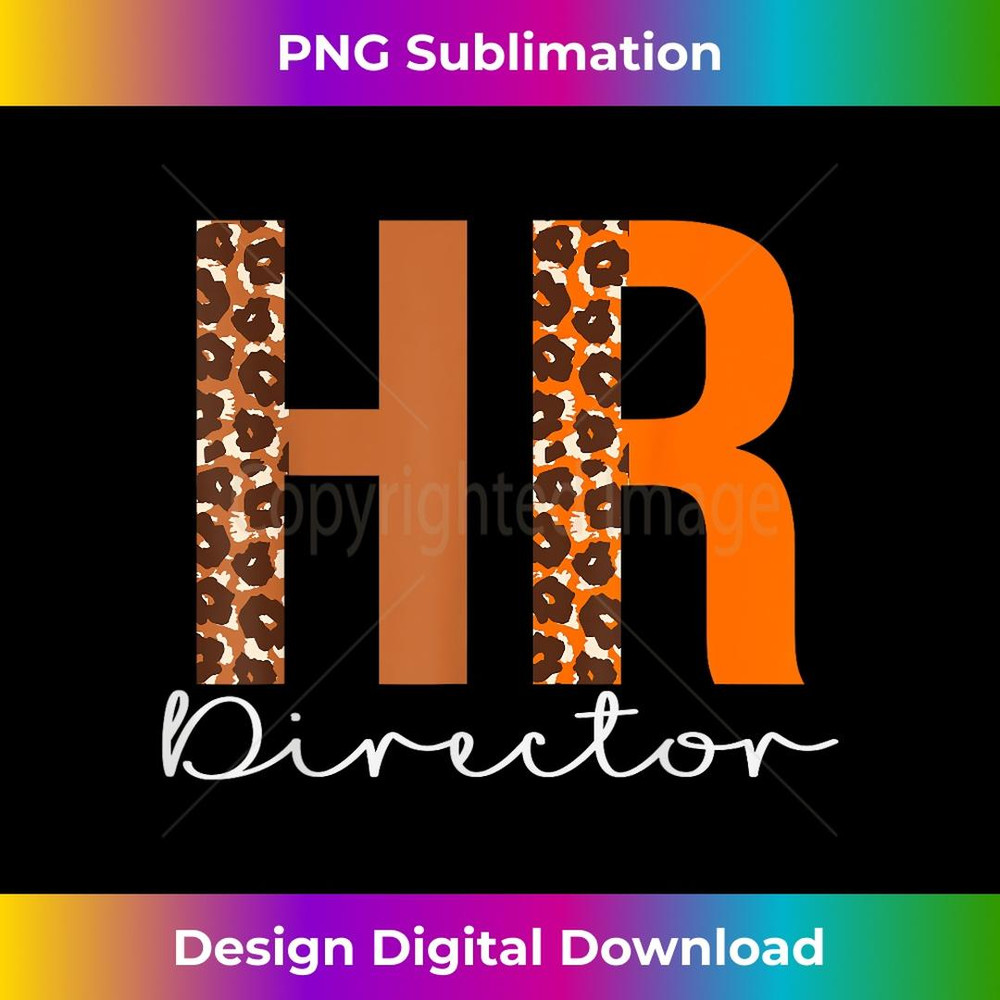 HR Director leopard Squad Cute Fall Autumn Thanksgiving - Instant PNG Sublimation Download