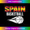 Spain Basketball Fans Jersey Pride Spanish Flag Sport Lover 1 - PNG Transparent Sublimation Design