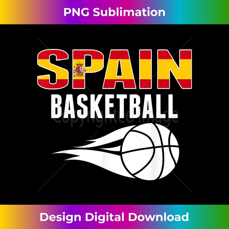Spain Basketball Fans Jersey Pride Spanish Flag Sport Lover 1 - PNG Transparent Sublimation Design