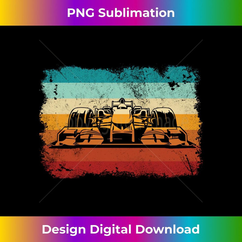 Retro vintage Formula Racing Lovers Silhouette Race Car fan 2 - Retro PNG Sublimation Digital Download