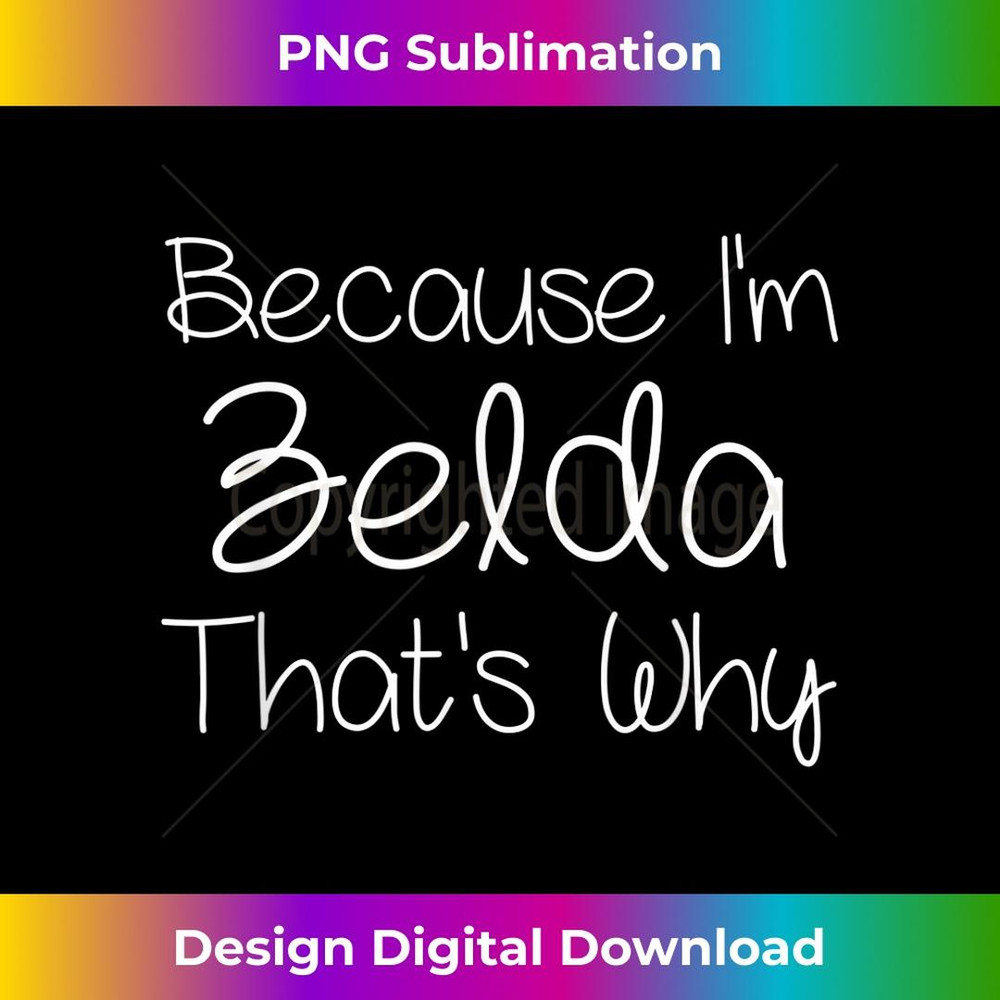 ZELDA Funny Personalized Birthday Name Idea 3 - PNG Transparent Sublimation Design