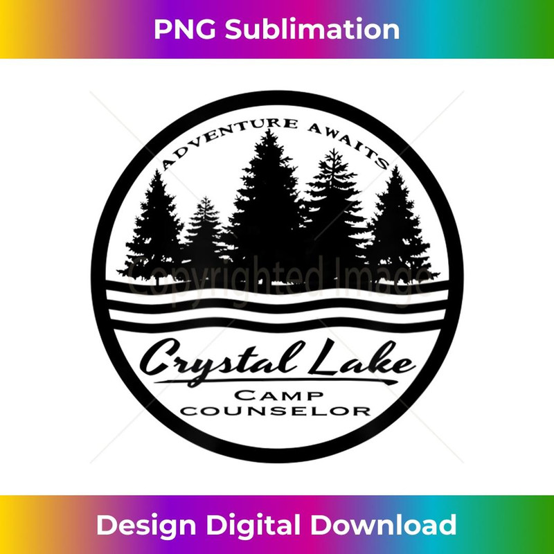 Crystal Lake Camp Counselor Adventure Camping - Premium PNG Sublimation File