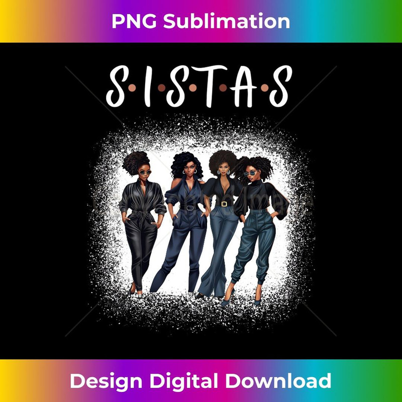 Proud Black Sistas Afro Queen Melanin Black Pride 2 - Instant PNG Sublimation Download