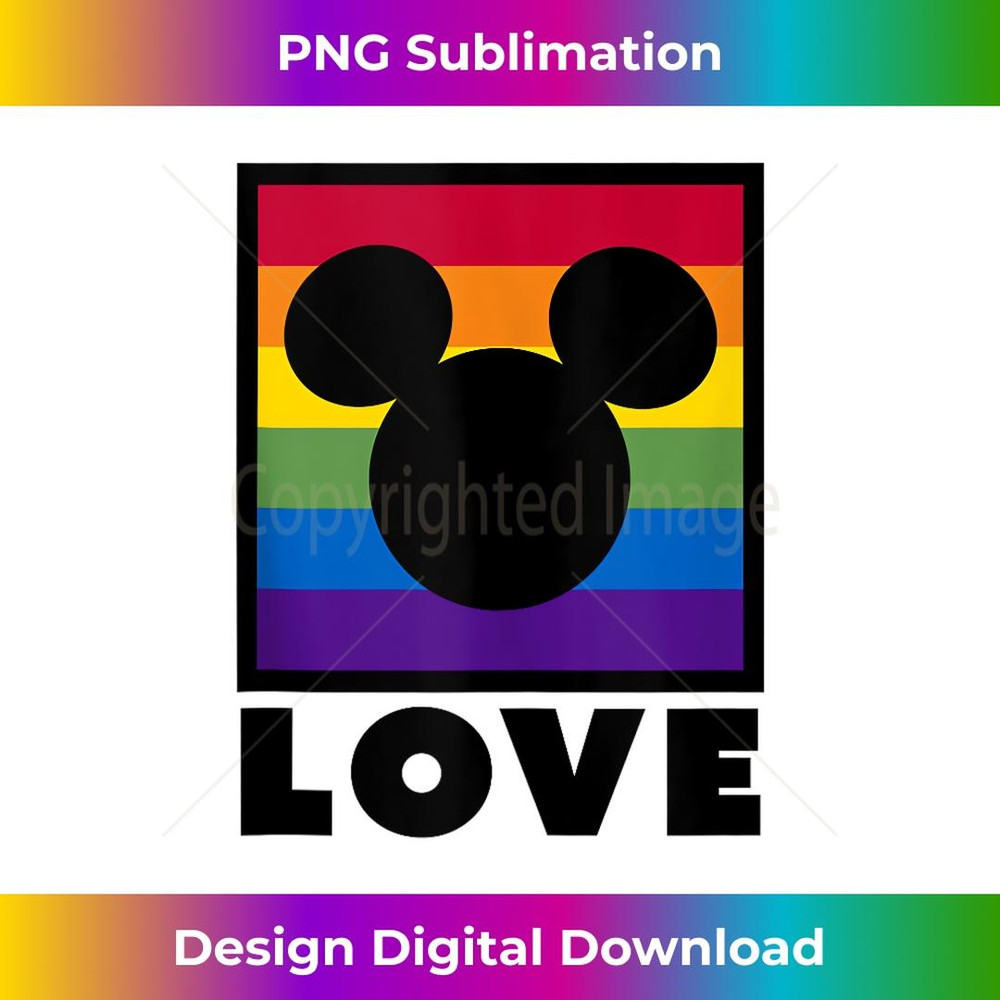 Disney Mickey Mouse Love Pride Box Up - PNG Transparent Sublimation File