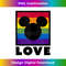 Disney Mickey Mouse Love Pride Box Up - PNG Transparent Sublimation File