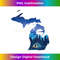Michigander Great Lakes Lover Summer Michigan Camping - PNG Transparent Digital Download File for Sublimation
