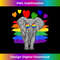 LGBT Elephant Gay Pride Rainbow LGBTQ 1 - Decorative Sublimation PNG File