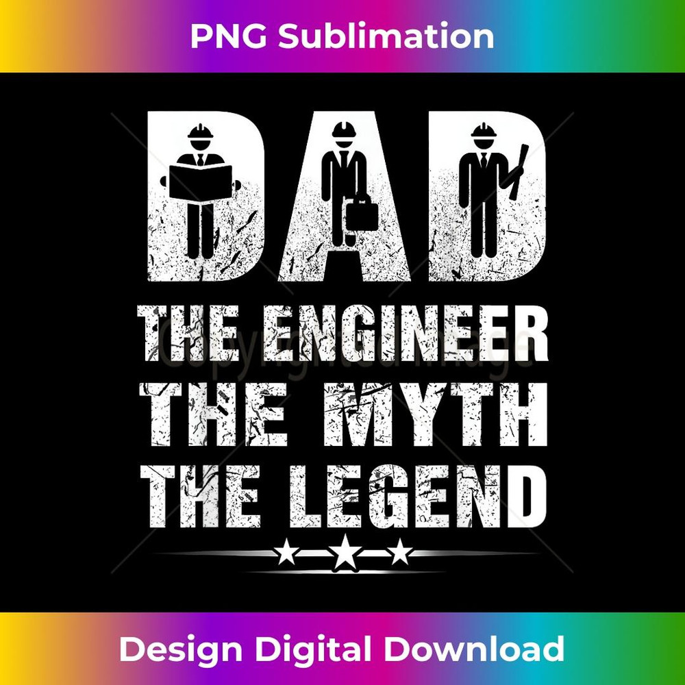 FAMILY 365 Engineer Dad Funny Father's Day Engineering - Signature Sublimation PNG File