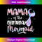 Funny Mermaid Mama Of The Birthday Magical Fairy n Girl - Instant Sublimation Digital Download
