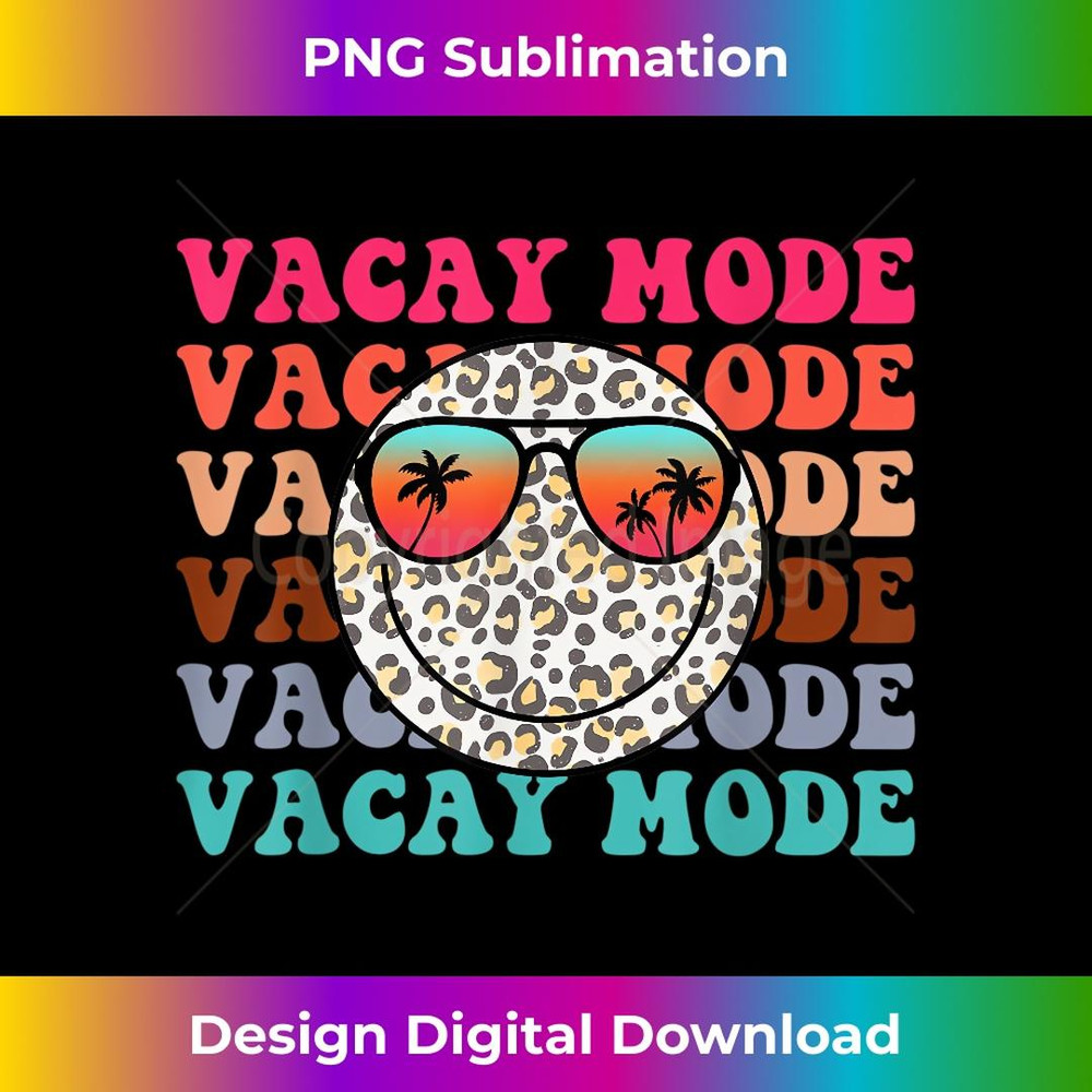 Funny Vacay Mode On Summer Vacation School Teacher Girl Boy - High-Resolution PNG Sublimation File