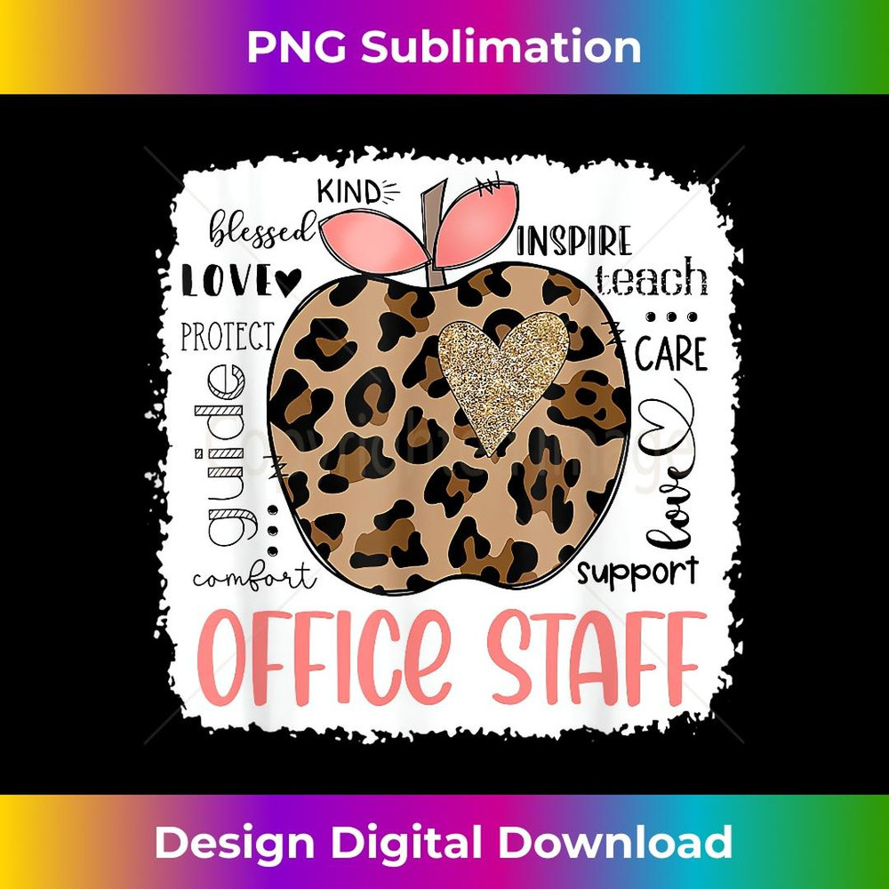 Leopard Teacher 2022 It Last Day Of School Office Staff - PNG Transparent Sublimation Design