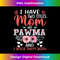 s I Have Two Titles Mom And Pawma Mothers Day 2 - Unique Sublimation PNG Download