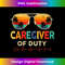 Sunglasses Caregiver Off Duty Summer Vacation Beach Sunset 2 - Digital Sublimation Download File